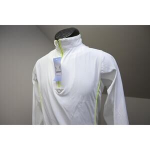 Tuff Rider Equestrian 1/4 Zip Jacket White Athletic Stretch Womens Size XL‎ NWT